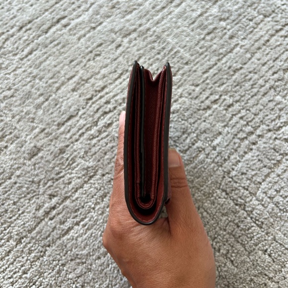 Michael Kors Red Bi-Fold Snap Wallet - Picture 3 of 13